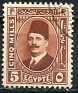 Egypt 1927 Characters 5 Mills Multicolor Scott 135